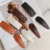 New All-Matching Graceful Classic Style Leather Square BB Clip Simple Fashion Korean Hairpin Back Head Cropped Hair Clip Side Clip