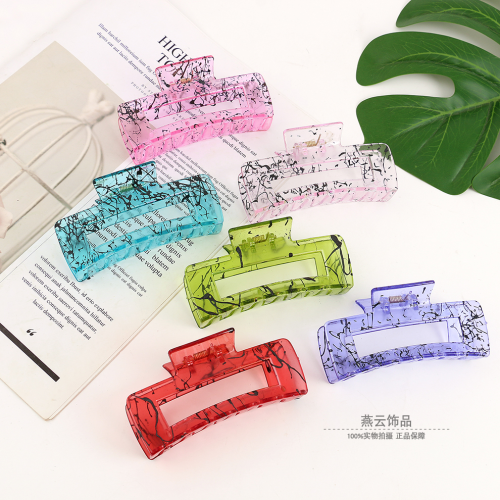 鲨鱼夹高级感发夹女后脑勺大号抓夹2025新款网红头饰盘发发卡发饰