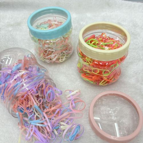 新款罐装皮筋一次性皮筋