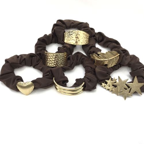 alloy hair band new stars heart smiley leaf shape large intestine ring
