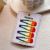 Simple hair clip side clip rainbow clip dripping oil BB clip South Korea female bangs shredded hair side clip 4 one card