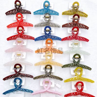 European and American New Clothes Hanger Barrettes Word Back Head Grip All-Match Simple Hair Accessories Shark Clip