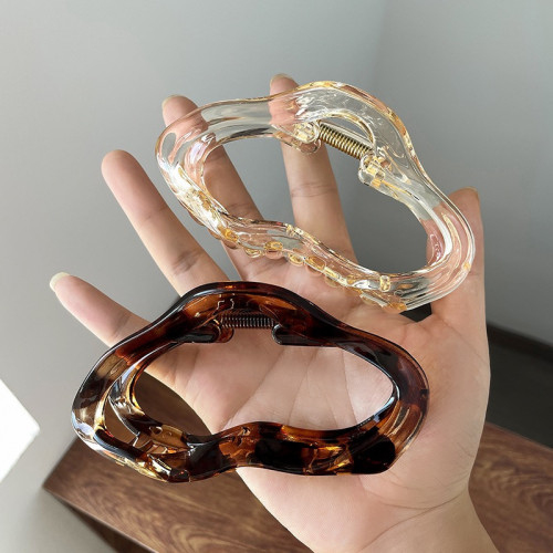 抓夹女大号韩国优雅气质发量多后脑勺盘发鲨鱼夹高级感发夹头饰女