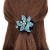 Flannel Headdress Hair Clip Hairpin Ponytail Rubber Hand with Flower Style Headband with Diamond Ornament Women