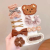 All-Match Plush Barrettes Student Woven Hairpin Children's Clip Hairware Side Bang Clip Internet Celebrity Ins Style