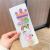 Korean Style Children Barrettes Cute Rainbow BB Clip Hairpin Girls Baby Cloth Wrapper Headdress New Cartoon Clip Hair Accessories