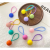 Rubber Band Good-looking Children's Headband 2023 New Candy Color Female Tie High Ponytail Cute Girl Hair Ring Headdress