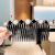 Hair Patch New Seamless Inverted Hair Comb Black Comb Hairpin Hair Comb Bangs Cropped Hair Clip Female Back Head Headdress