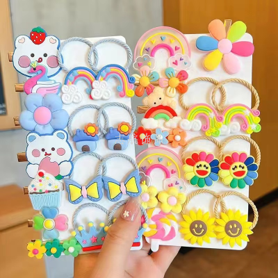 Children's Rubber Band Cute Baby Tie Small Chuchu Does Not Hurt Hair Elastic Rubber Band Girls HairHair Ring