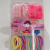Children  Girls Hair Ring Headband Does Not Hurt Hair Accessories Baby Small Leather Cover Small Chuchu