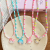 Korean Candy Color Cute Cartoon Children's Bead Necklace Children's Fashion All-Match Color Beaded Pendant Ornaments