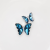 Simple Personality Animal Series Double-Headed Butterfly Brooch Fashion European and American Style Electroplated Gold and Silver All-Match Inlaid Corsage