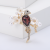 Simple Personality Animal Series Rhinestone Branch Bird Brooch Fashion European and American Style Electroplated Gold and Silver All-Match Inlaid Corsage