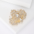 European and American Crystal Court Rhinestone Glass Pin Accessories Fashion Elegant Anti-Exposure All-Match Clothing Corsage