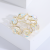 High-End Entry Lux Harlow Austria Imported Crystal Garland Brooch Heavy Industry Anti-Exposure Accessories Clothes