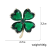 Lucky Four-Leaf Clover Brooch Niche High Sense Female Wardrobe Malfunction Proof Pin Exquisite Corsage Fixed Clothes Accessories