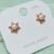Yunyi Decorated Home Star Hexagonal Snowflake Ear Stud Retro Minority All-Match Korean Dignified Simple Pearl Classic Style Ear