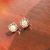 Yunyi Gentle Elegant Pearl Earrings Mori Sweet Commuting Earrings Ear Studs Simple Women's Small Sterling Silver Needle