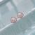Yunyi Decorated Home Geometric Triangle Natural Freshwater Pearl Ear Studs French High Sense Silver Pin Earrings Wholesale Spot