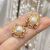 Yunyi Decorated Home Flower Blooming Rich Set Natural Freshwater Pearl Gift Three-Piece Set 2023 New
