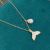 Yunyi Decorated Home 2023 Summer Fishtail Necklace Natural Freshwater Pearl Cute Jewelry Simple Jewelry in Stock Wholesale