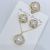 Yunyi Decorated Home High-Grade Pearl Jewelry Three-Piece Set Earrings Necklace Ring Natural Pearl Ornament Set Wholesale