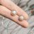 Yunyi Decorated Home round Earrings Three-Dimensional round Earrings Cutout Earrings Natural Pearl Highlight All-Match Jewelry Classic