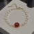 Yunyi Decorated Home Original Design Pearl Bracelet Vintage Red Agate Bracelet Handmade Multi-Color in Stock Wholesale New
