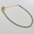 Yunyi Decorated Home Classic Green Malachite Set Bracelet Necklace Minimalist Golden Balls Jewelry Single Wear Folding Wear New
