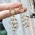 Yunyi Decorated Home Natural Pearl Tassel Earrings Retro Style Han Chinese Clothing Accessories Handmade Spot Goods Straight
