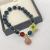 Yunyi Decorated Home 2023 New Bracelet Sugar Heart Agate Blue High-End Jewelry Spot Crystal Special-Interest Design Style