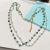 Yunyi Decorated Home Natural Crystal Necklace Handmade Necklace Double-Layer Thai Steel Accessories Simple Fresh