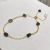 Yunyi Decorated Home Natural Obsidian Bracelet Original New Summer Factory Direct Sales 18K Real Gold Plating Wholesale