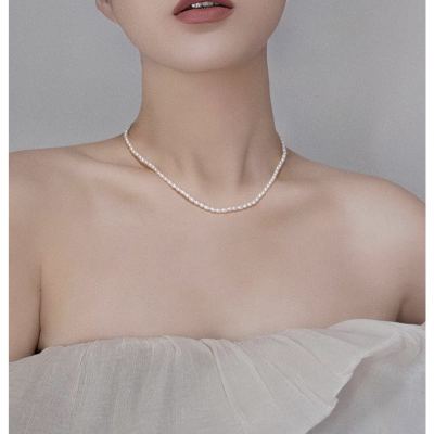 Yunyi Decorated Home 5-6 White High-Gloss Pearl High Quality Rice-Shaped Natural Freshwater Pearl Jewelry Wholesale Spot