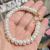 Yunyi Decorated Home Ot Buckle Bracelet Abacus Beads about 9mm White Freshwater Pearl Jewelry Wholesale Factory