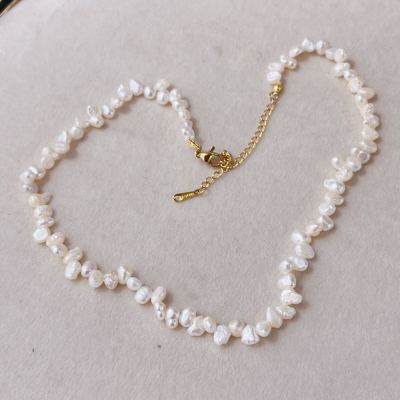Yunyi Decorated Home Natural Freshwater Pearl Necklace Irregular Pearl Jewelry Personality Wholesale Spot