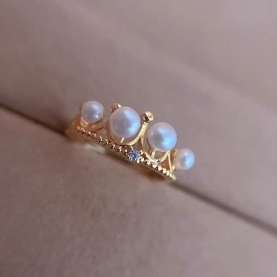 Yunyi Decorated Home Natural Freshwater Pearl Ring Crown Factory Direct Sales Wholesale