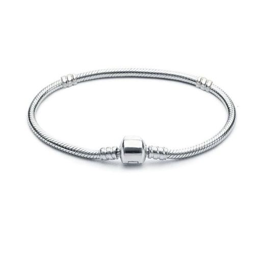 panjia european and american famous bracelet silver-plated basic snake bone chain bracelet buckle manufacturer jewelry basic chain panjia all-match