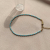 Blue Color Bracelet Fresh Minority All-Match Ins Style High-End French Style Cool Colorful Girly Style White Bracelet