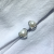 Yunyi Korean Style Elegant Stud Earrings Female Earrings Fashion Simple Internet Celebrity Maiden Pearl Heart-Shaped Earrings Diamond-Embedded Classic
