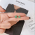 Simple Classic Green Natural Jade Stud Earrings for Girls Ear-Caring Agate Earrings Green Chalcedony Silver Pin Earrings Hypoallergenic