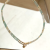 Yunyi New Natural Crystal Necklace Clavicle Chain Jewelry for Girls Zircon Pendant Korean Style Extremely Fine Niche Design