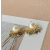 Yunyi Ornament Natural Freshwater Pearl with Natural Crystal Stone Stud Earrings 18K Gold Plating Thickness 0.03 Μm Female Earrings