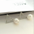 Yunyi Ornament Natural Freshwater Pearl Earrings Shiny Zircon Geometric Earrings Women's Fashion Earrings Korean Style Earrings