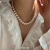 Yunyi Ornament Pearl Necklace 8mm6mm Single Wear Twin Stylish and Versatile Clavicle Chain Classic Simple Necklace