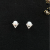 Yunyi Ornament Natural Freshwater Pearl V-Shaped Stud Earrings Micro-Inlaid Shiny Zircon White Gold Plated Thickness 0.03mb Earrings