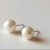 Yunyi Ornament 3 Pairs Natural Freshwater Pearl Ear Studs Ear-Caring Fashion Earrings Simple Graceful Trendy Earrings