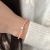 New Freshwater Pearl Crystal Handmade Beaded Thin Bracelet