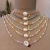 New Crystal High Imitation Shell Pearls Accessories Necklace