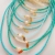 New Freshwater Pearl Crystal Stainless Steel Necklace